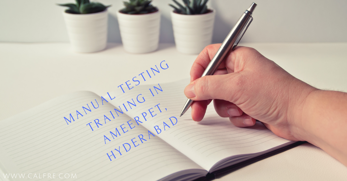 Manual Testing Training in Ameerpet, Hyderabad by calfre search Medium