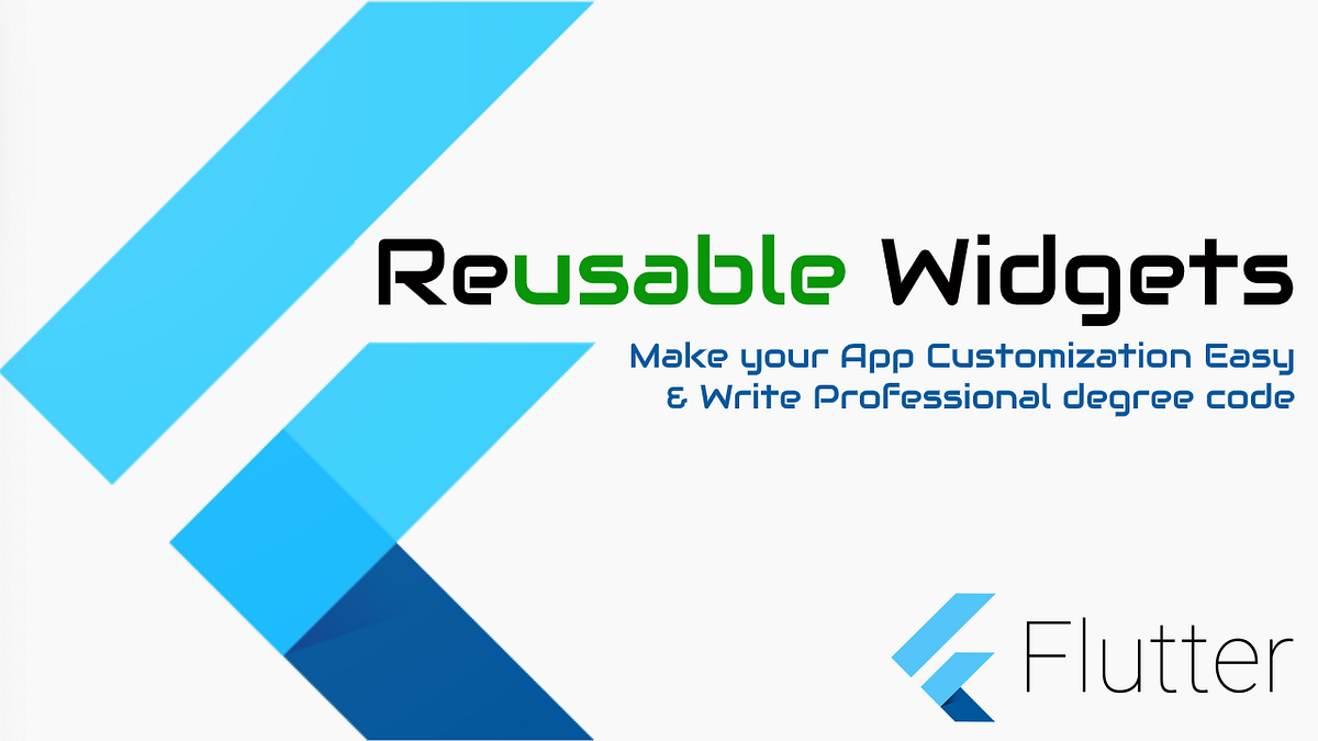 Reusable Widgets & Reusable Custom AppBars in Flutter. | by Jamie ...
