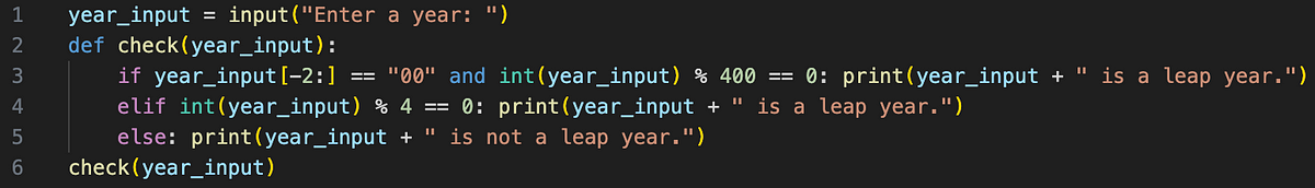 How To Tell If A Specific Year Is A Leap Year(USING PYTHON) | by ... image.