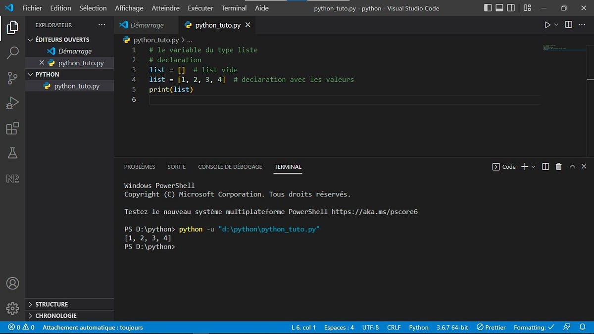 Le Variable du Type Liste en Python | by schadrack kabinzo | Medium