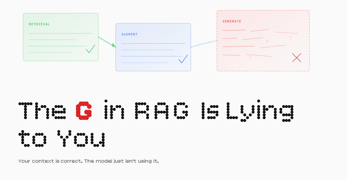 The G in RAG Is Lying to You