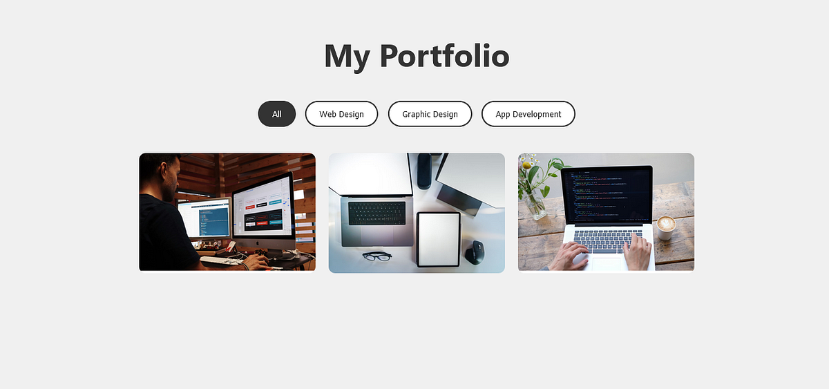 Build a Dynamic Filterable Portfolio with JS Medium