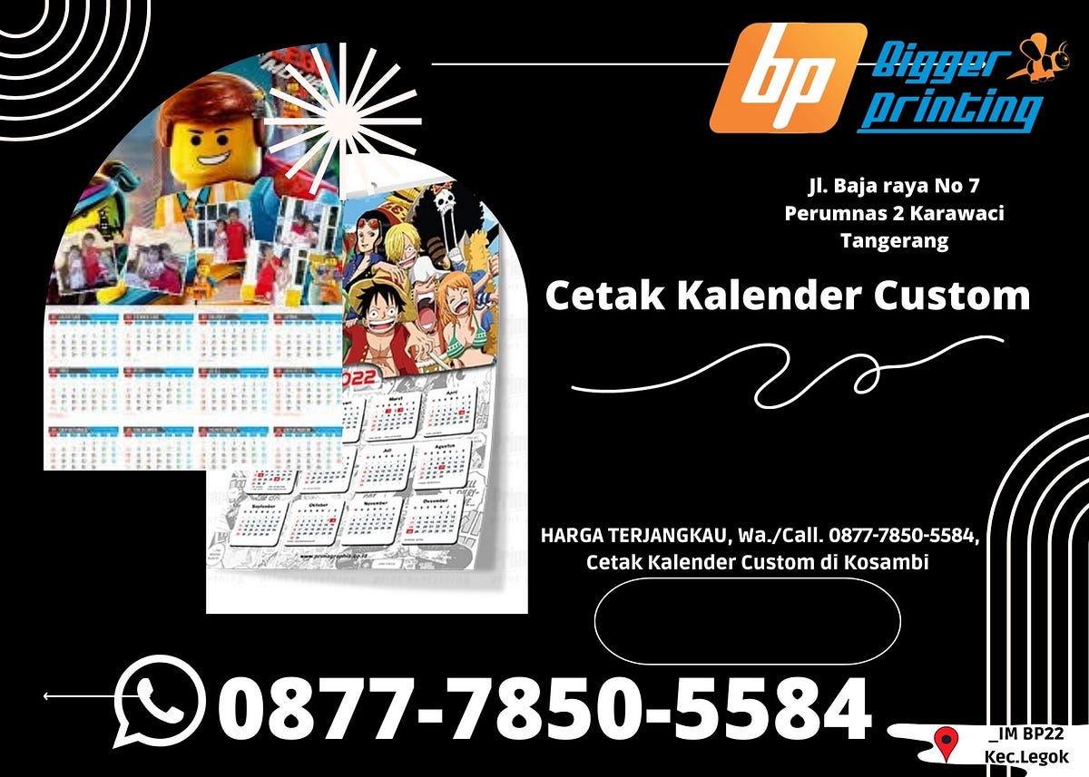 HARGA TERJANGKAU, Wa./Call. 0877-7850-5584, Cetak Kalender Custom di