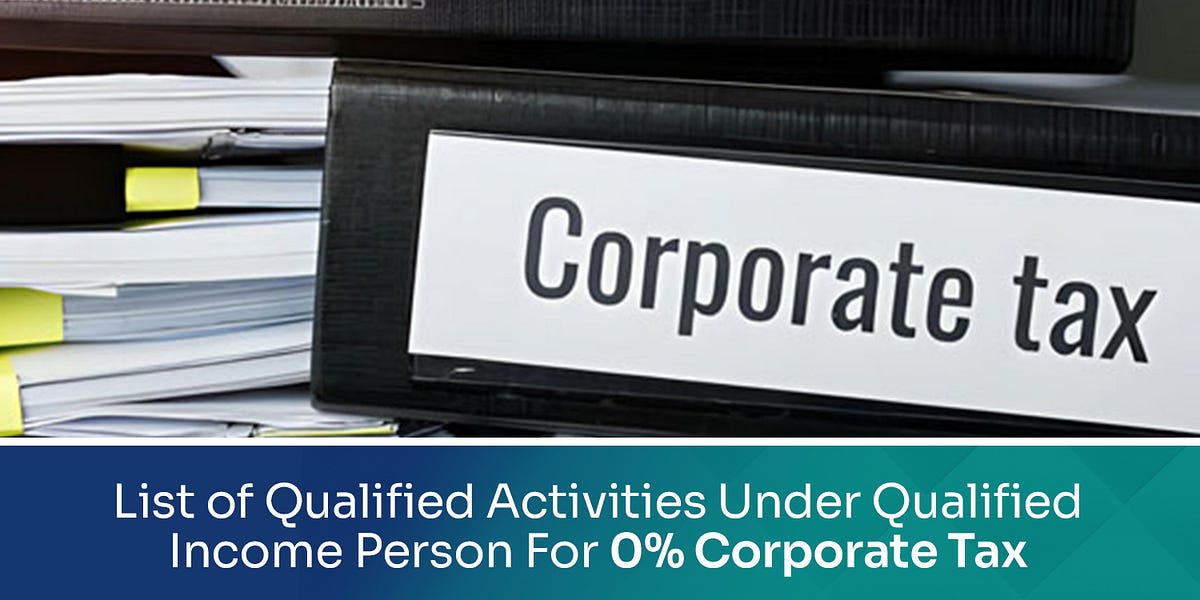 List of Qualified Activities Under Qualified Person For 0