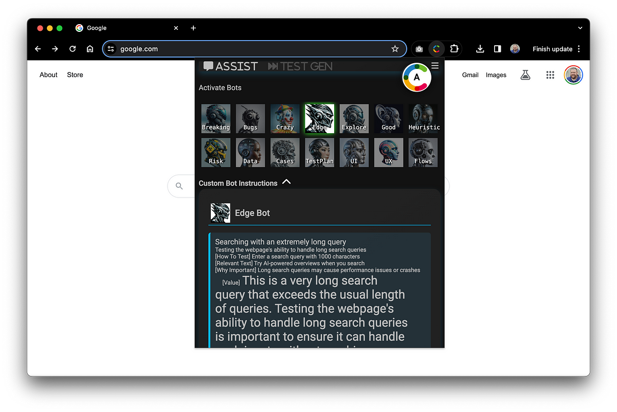 Edge Case Testing with AI. Many people have asked for an AI to… by