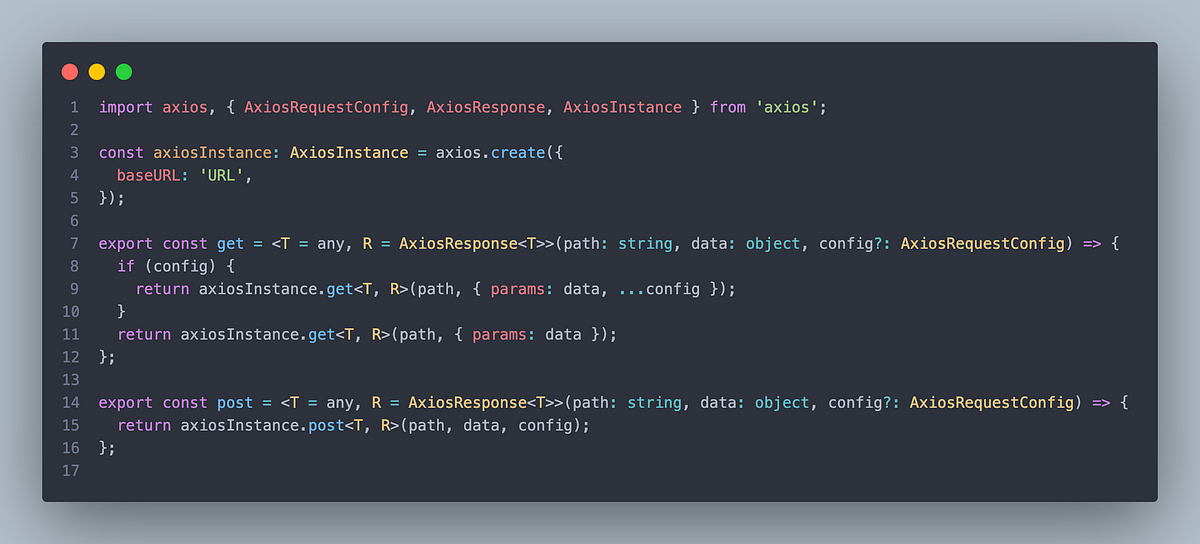 Axios Wrapper (TypeScript) Supawish kaewjing Medium