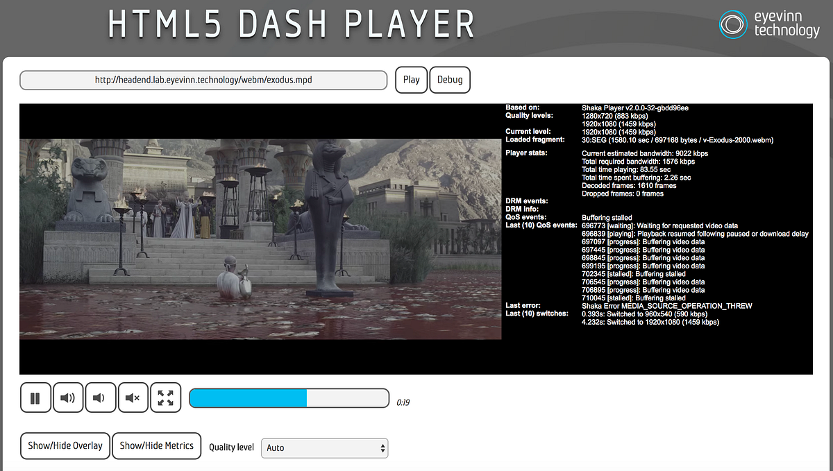 Streaming UHD/HDR content in the browser by Eyevinn Technology Medium