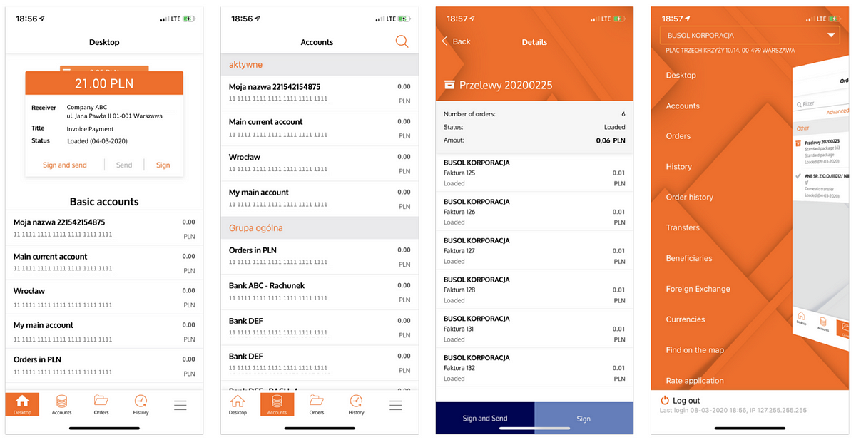 Reviving mobile business finances — redesign of ING Business App | by  Daniel C. Dul | ING Blog | Medium