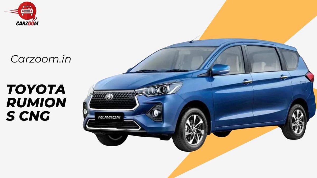 Toyota Rumion S CNG 2024: A Comprehensive Review of Price, Colors ...