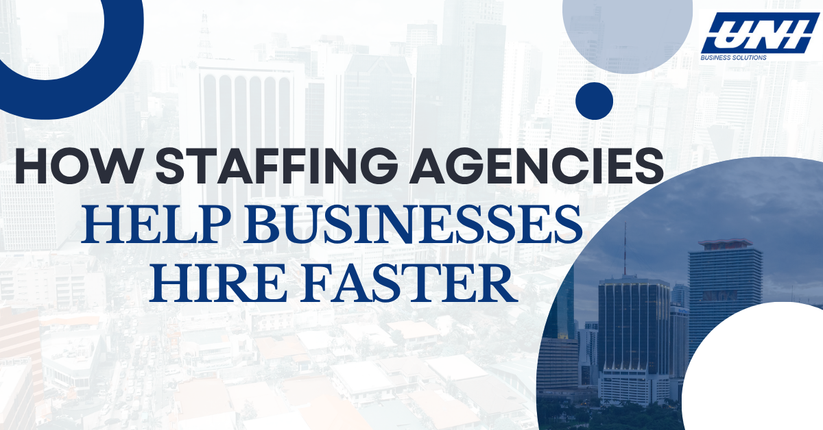 How Staffing Agencies Help Businesses Hire Faster