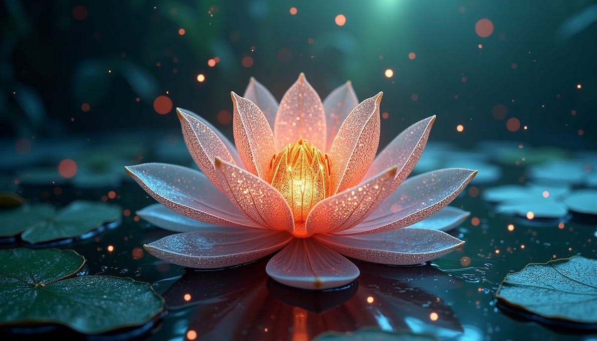 The Essence of Creation: The Golden Pulse of Space, and the Lotus