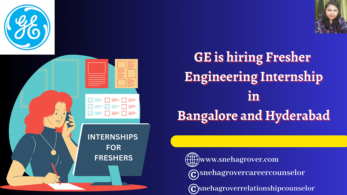 Apply now for a GE internship in electrical and mechanical engineering