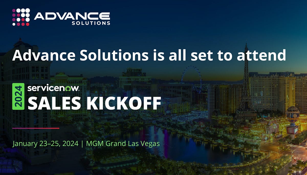 Advance Solutions, a ServiceNow Elite Partner in the US, is all set to
