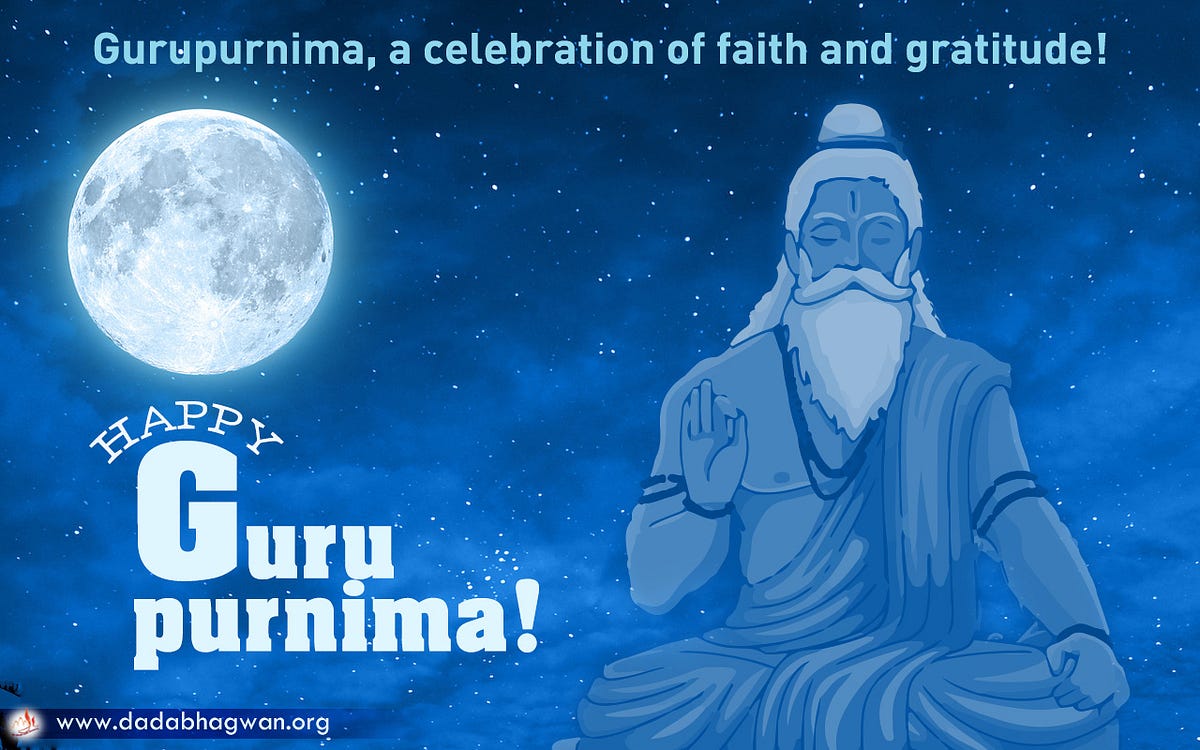 Happy Gurupurnima! by Dada Bhagwan Dada Bhagwan Foundation Medium