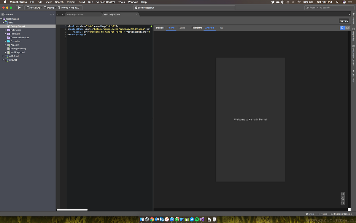 Visual Studio for Mac Adds Xamarin.Forms Design Preview | by Juan Martí ...