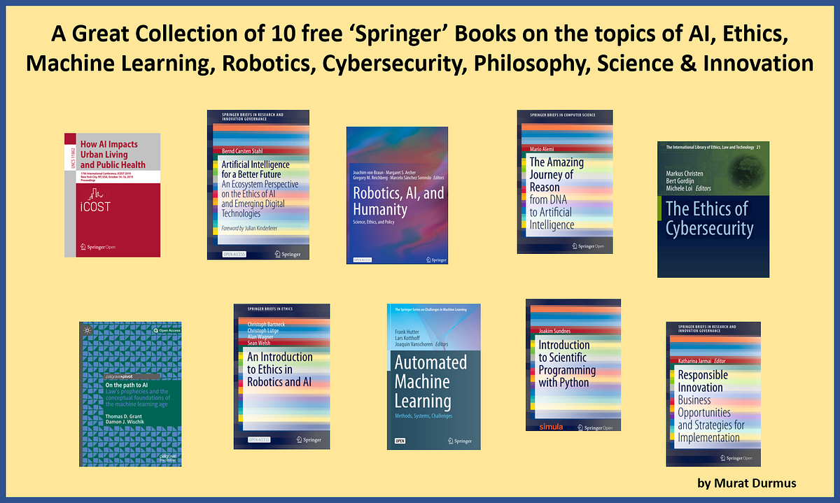 A Great Collection of 10 free ‘Springer’ Books on the Topics of AI