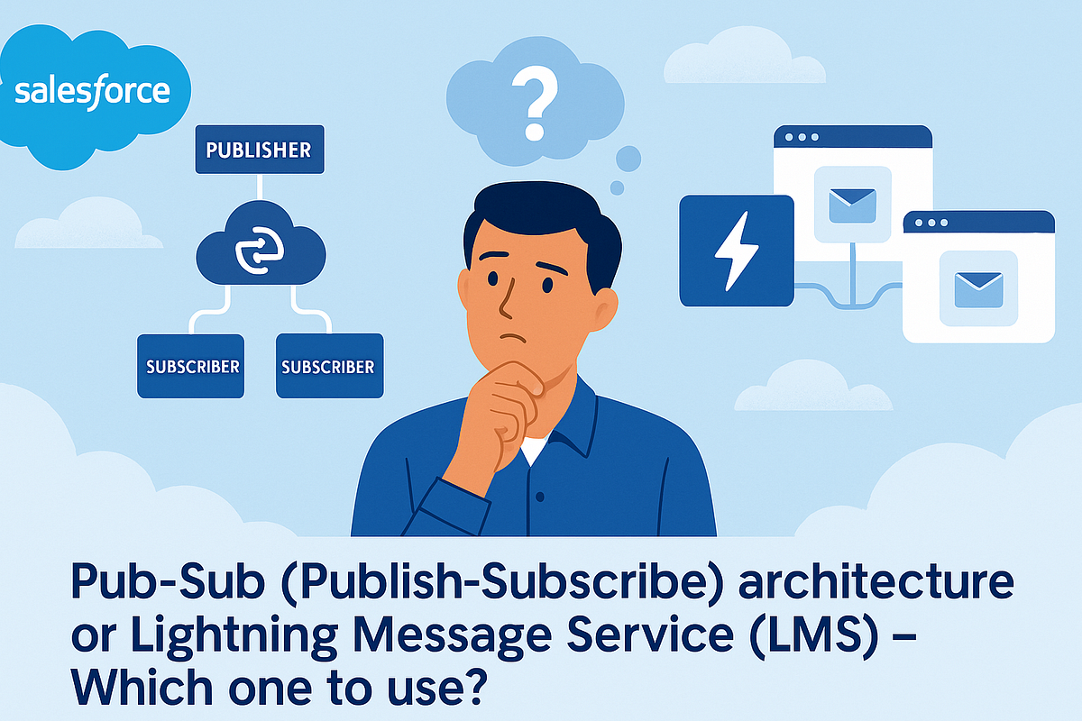 pub-sub (publish-subscribe) architecture or Lightning Message Service ...