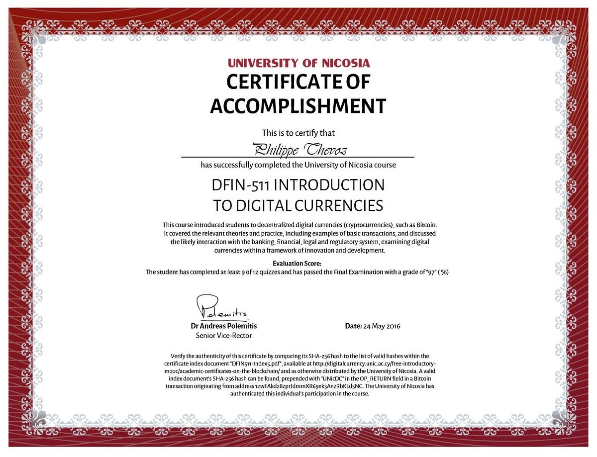 How can anyone check the authenticity of my University Certificate on ...