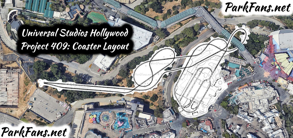 Potential Layout for Fast and Furious Hollywood Drift At Universal