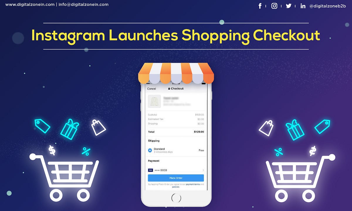 Instagram Launches Shopping Checkout by Digitalzone Business