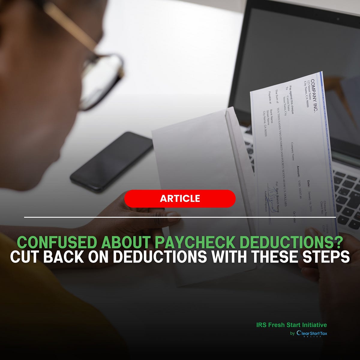 Which Taxes Are Shrinking Your Paycheck? by IRS Fresh Start Medium