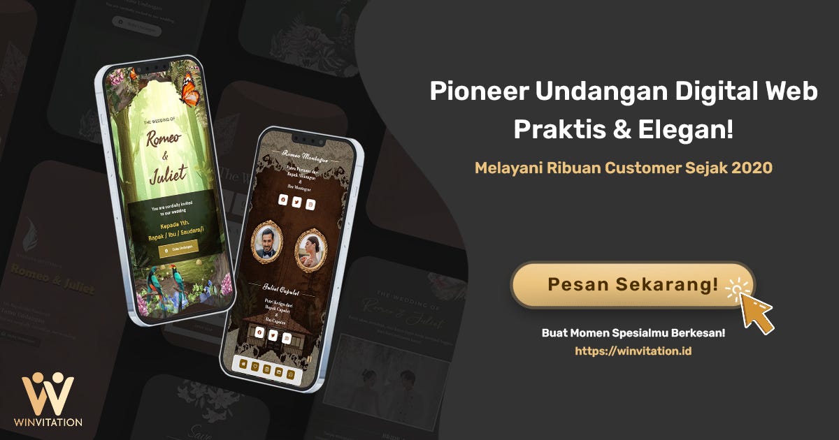 Winvitation.id: Solusi Undangan Digital yang Praktis & Elegan untuk Momen Spesialmu