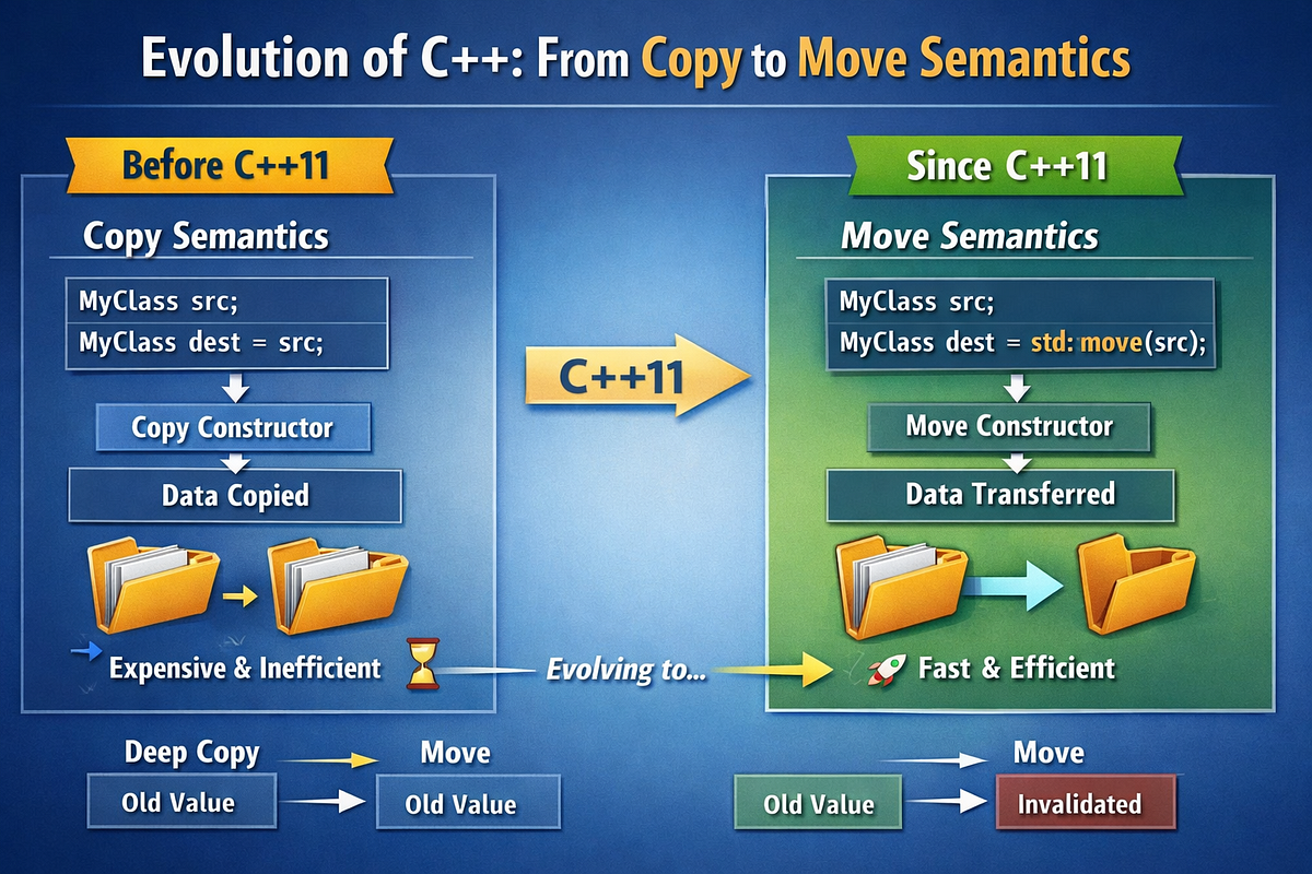 C++11 Move Semantics — rvalues and Move Constructors | by Sagar | Dec ...