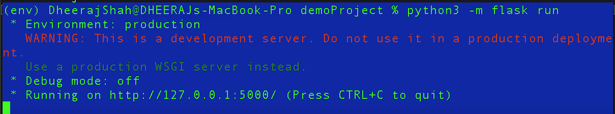 Python Flask Quickstart. Flask is a popular Python web… | by Dheeraj ...