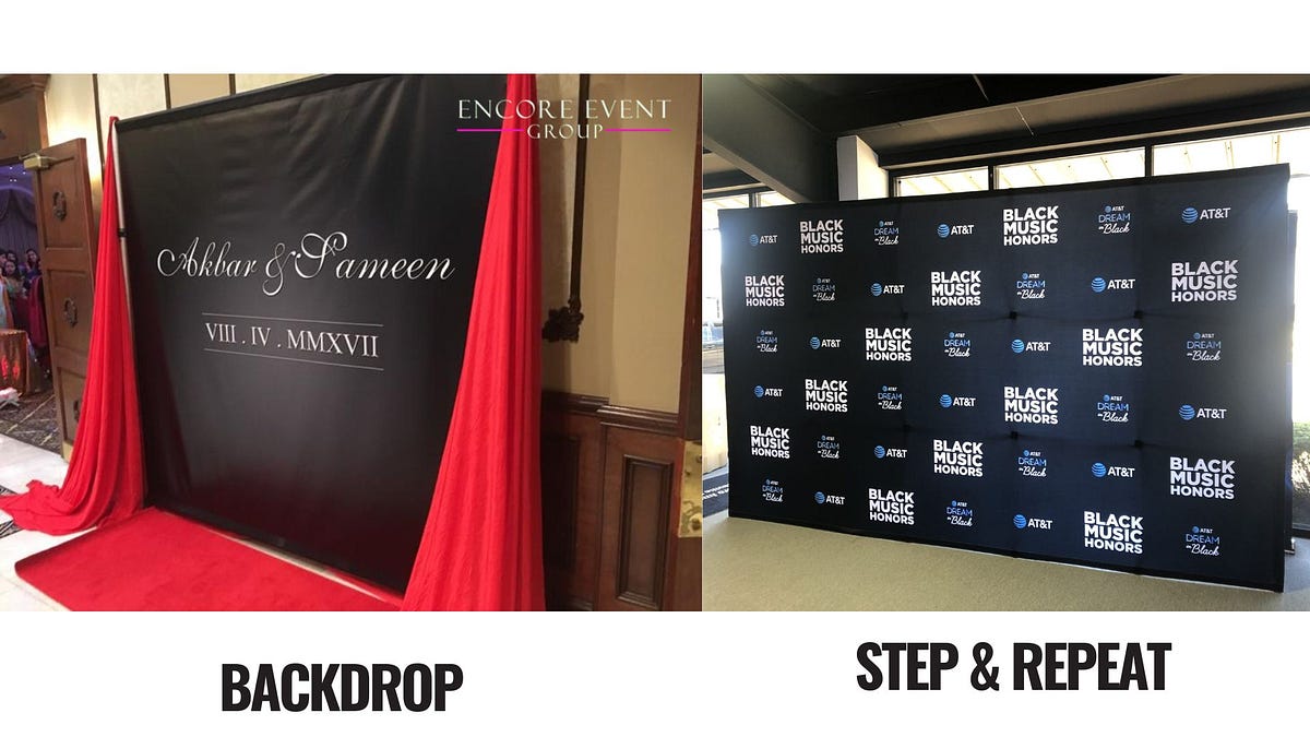 Step and Repeat Banners vs. Backdrops Which One is Right for Your