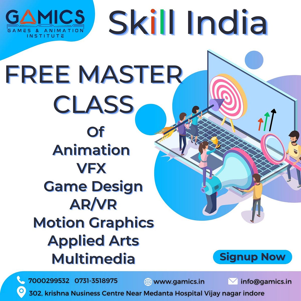 Best Motion Graphics Courses in Indore Gamics Game and Animation