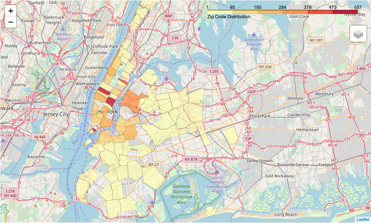 Creating Choropleth Maps with Python’s Folium Library | by Alex Mitrani ...