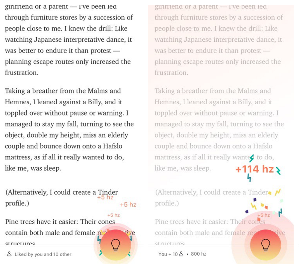 💚 → 👏 👏 👏. A product engineering tale | by Emma Zhou | Medium Engineering