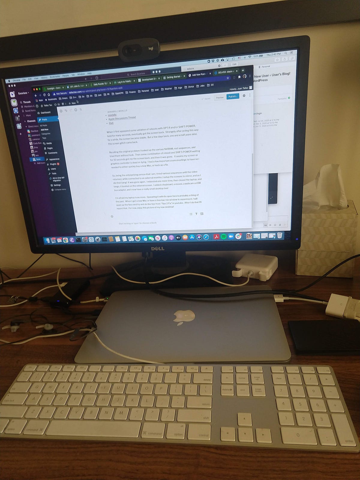 Dear 2014 MacBook Pro Black Screen of Death means the end is near by Juan M. Tellez Medium