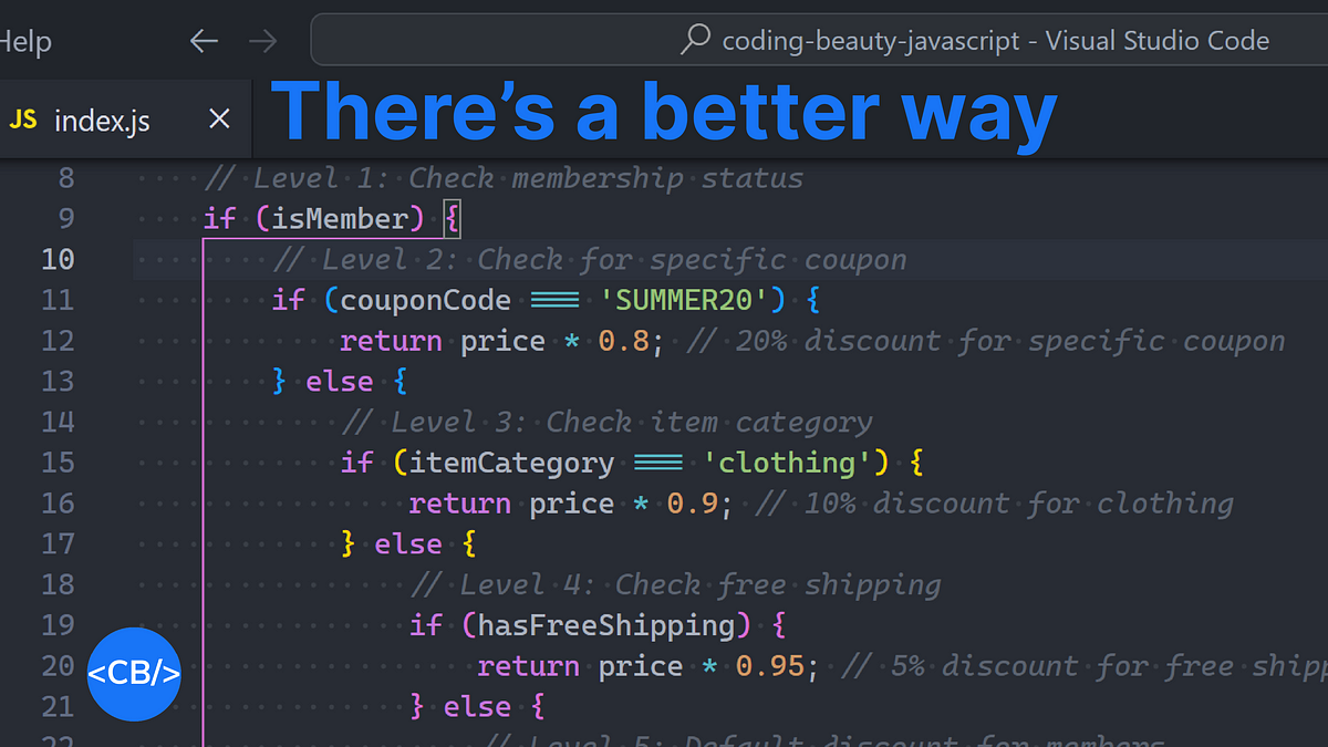 Why You Need To Stop Using Nested If Statements | by Tari Ibaba ...