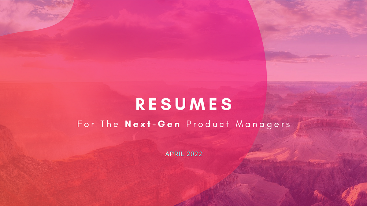 Product Managers Don’t Really Need Resumes. — 2025 by Dr Bart