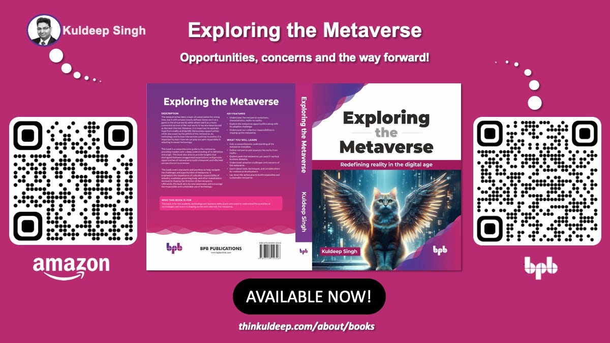 📕 Exploring the Metaverse | Available Now | by Kuldeep Singh | XRPractices  | Apr, 2024 | Medium