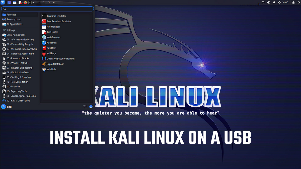 How to install Kali Linux persistence live on a USB? | by Hey, Let's Learn  Something | Geek Culture | Medium