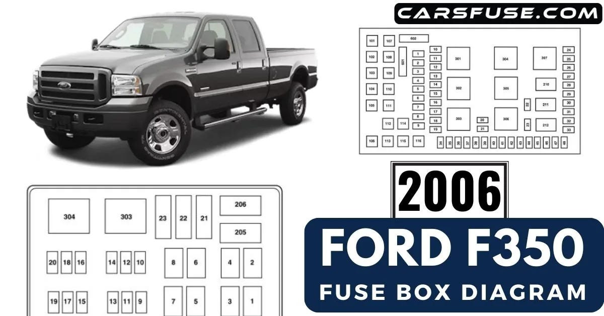 2006 Ford F350 Fuse Box Diagram. When it comes to understanding the