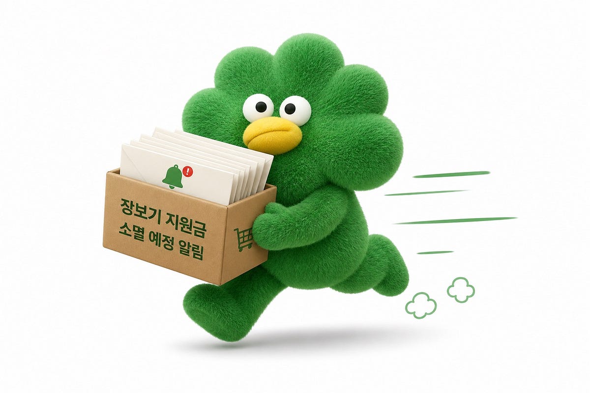 “장보기 지원금이 곧 소멸돼요” 알림 뒤에서 일어난 일 섬네일