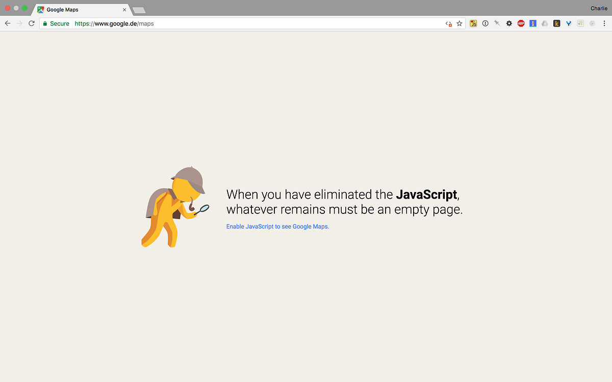 What the web looks like without JavaScript | by Quincy Larson | We’ve ...