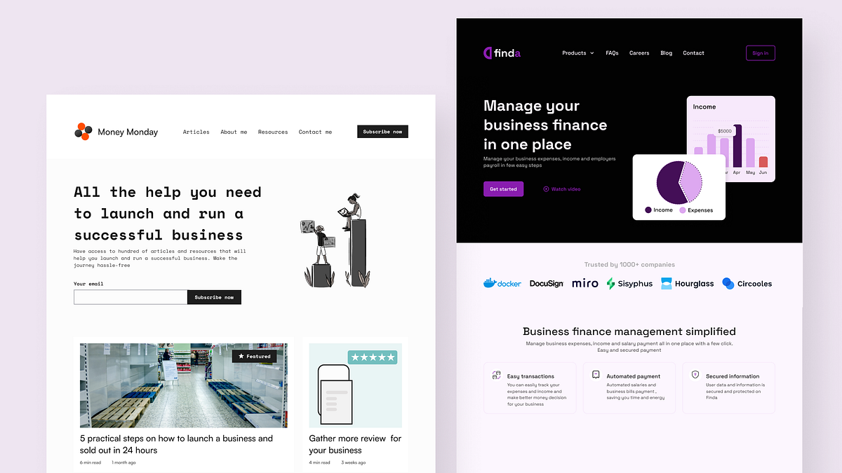 5 ways to design a landing page UX design that attracts and retains ...