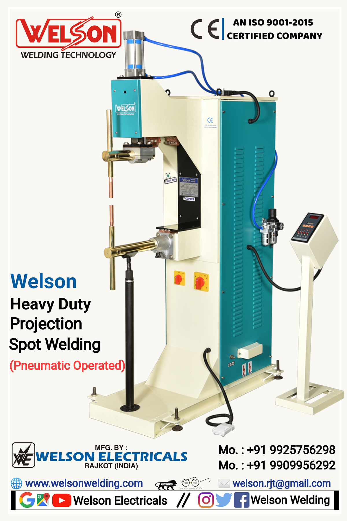 Projection Spot Welding Machine in India Hub tech Medium