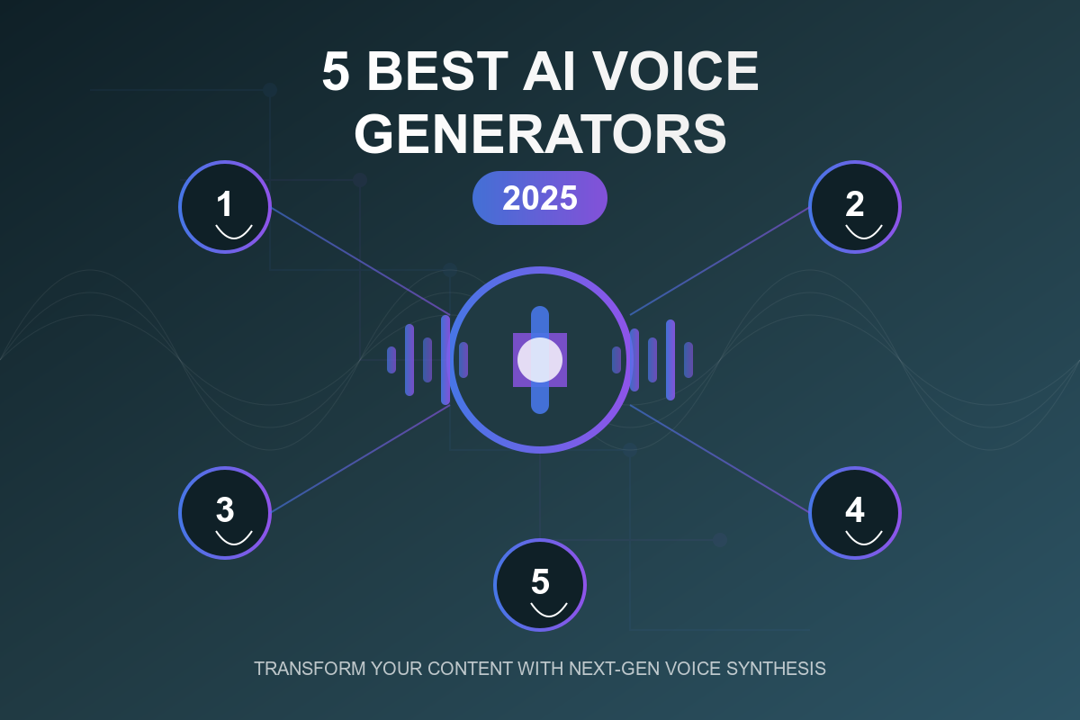 5 Best AI Voice Generators in 2025