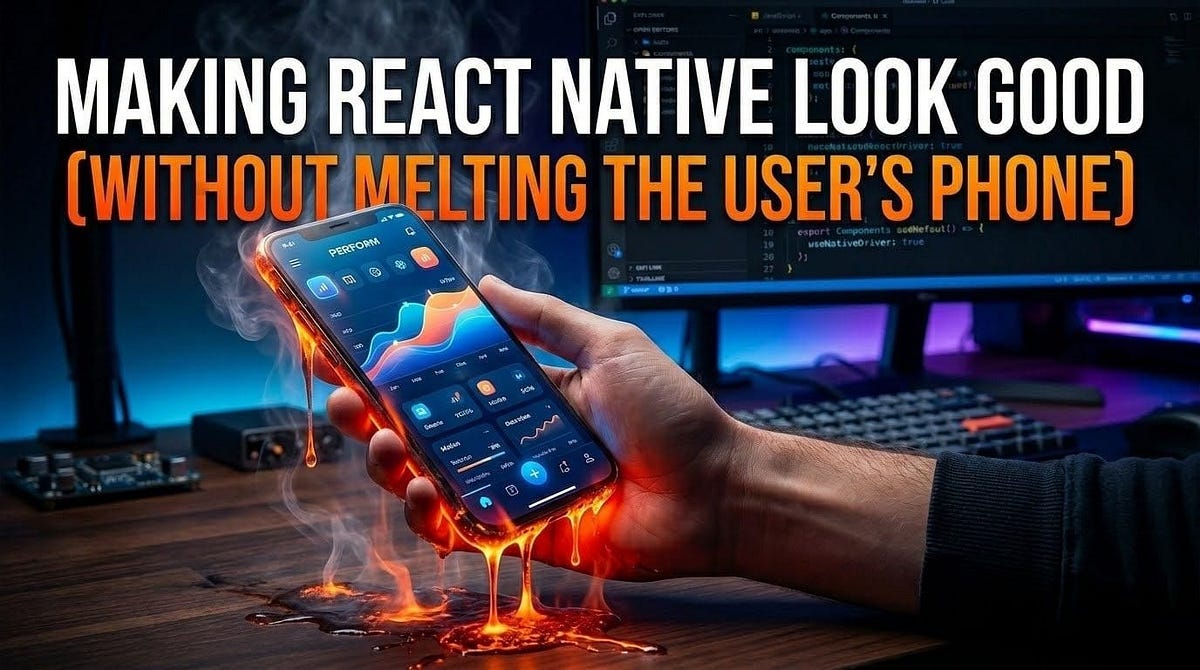 Preview image for Making React Native Look Good (Without Melting the User’s Phone)