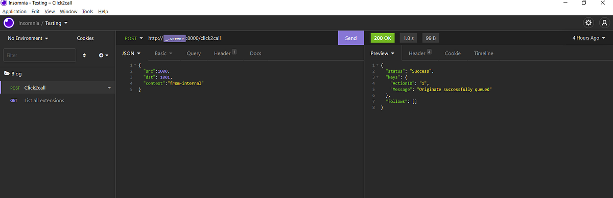 Asterisk: API REST com click2call em Python | by Benedito Marques | Medium