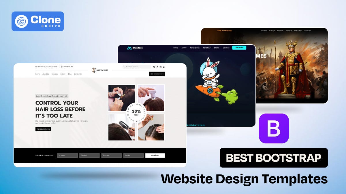 7 Useful Bootstrap Templates for Cost-Effective Web Development