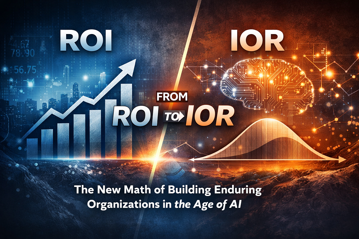 From ROI to IOR: The New Math of Building Enduring Organizations in the ...