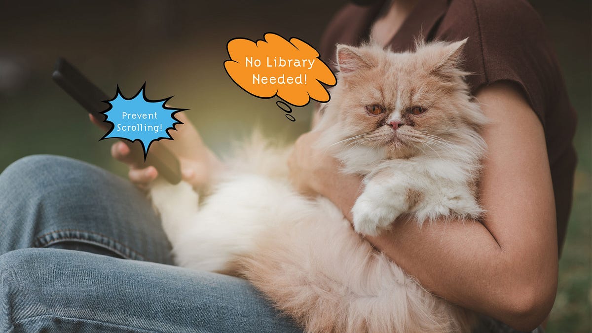 How to Disable Body Scroll When a Modal Dialog is Open in React / Next ...