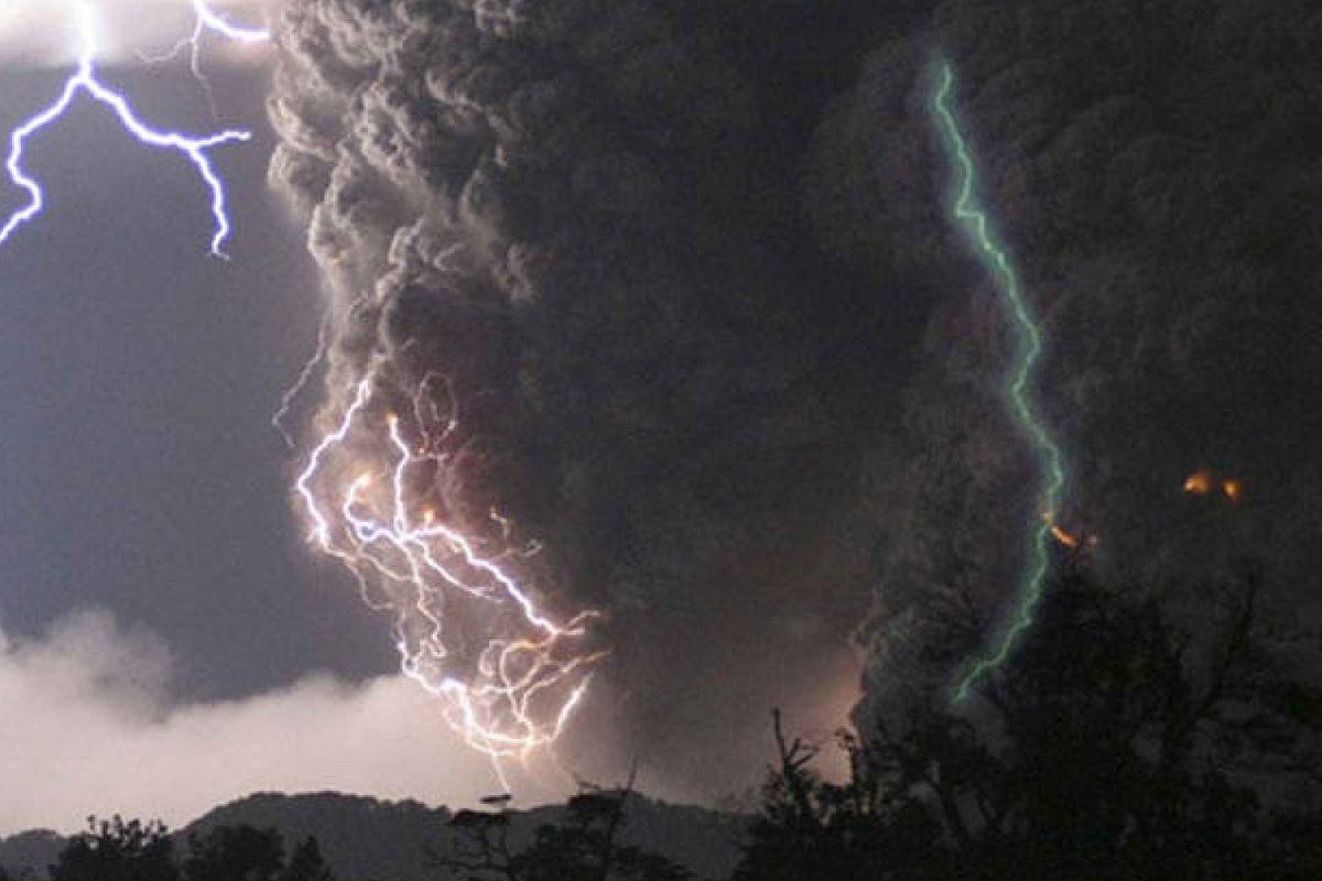 Green Lightning. How a Chilean volcano revealed the… | by Duncan Geere ...
