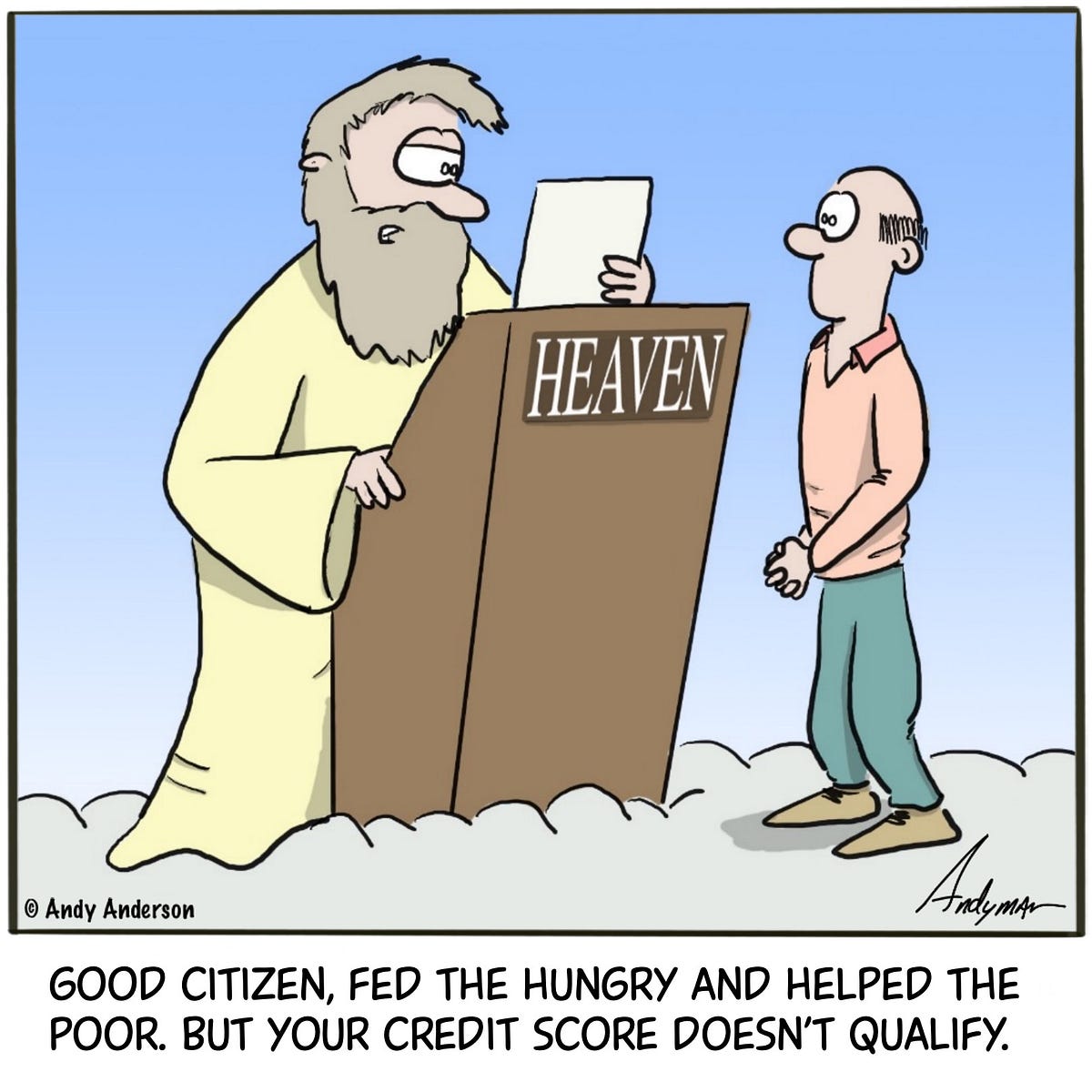 Why you need good credit | Andy Anderson Cartoons